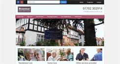 Desktop Screenshot of braemarcare.co.uk
